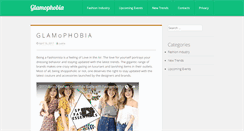 Desktop Screenshot of glamophobia.com