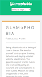 Mobile Screenshot of glamophobia.com